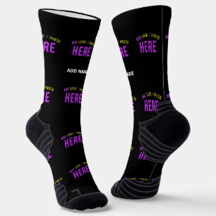 CHAUSSETTE MODERNE ET MODERNE PERSONNALISABLE NOIR VÉRIFIÉ