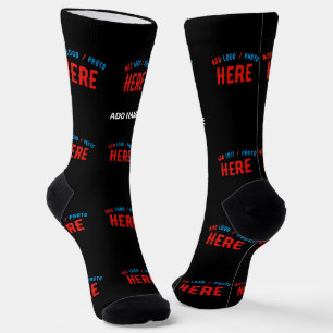 CHAUSSETTE MODERNE ET MODERNE PERSONNALISABLE NOIR VÉRIFIÉ