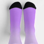 Chaussette Moderne Pastel Purple Lavender Ombre (Haut)