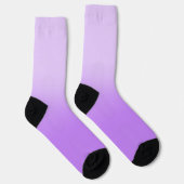 Chaussette Moderne Pastel Purple Lavender Ombre (Droite)