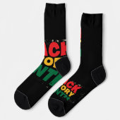 Chaussette Mois de l'histoire des Noirs (Gauche)