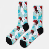 Chaussette Mon bébé hippopotame de Noël (Gauche)