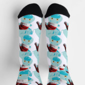 Chaussette Mon bébé hippopotame de Noël (Haut)