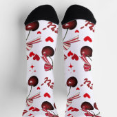 Chaussette Mon Cheri Cherry drôle Premium Crew Sock (Haut)