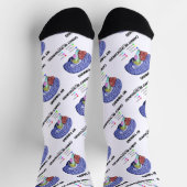 Chaussette Mon Pensée Ne Peut Pas Être Sous-Traitée Anatomie  (Haut)