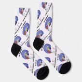 Chaussette Mon Pensée Ne Peut Pas Être Sous-Traitée Anatomie  (Droite)