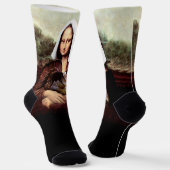 Chaussette Mona Lisa Pilgrim Thanksgiving (Angulaire)
