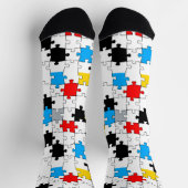 Chaussette Mondrian Mania Rétro  (Haut)