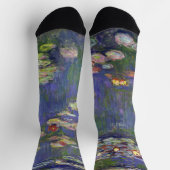 Chaussette Monet Water Lilies Chef-d'oeuvre Peinture (Haut)