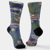 Chaussette Monet Water Lilies Chef-d'oeuvre Peinture (Angulaire)