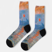 Chaussette Monet's Impression, Sunrise sur chaussettes (Gauche)