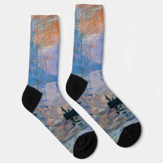Chaussette Monet's Impression, Sunrise sur chaussettes (Droite)