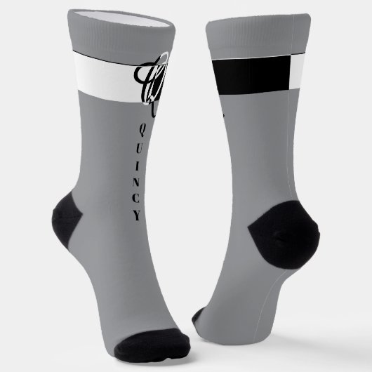 Chaussette "Monogram Q" (Angulaire)