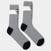 Chaussette "Monogram Q" (Droite)