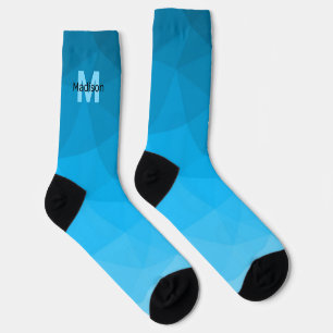 Chaussette Monogramme à motif géométrique en maille dégradé c