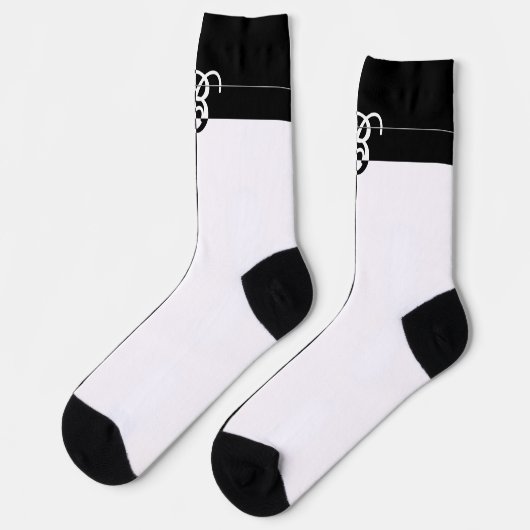 Chaussette Monogramme B (Gauche)