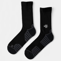 Monogramme blanc noir