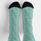 Chaussette Monogramme de cheval de mer tropical Chaussettes v (Haut)