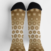 Chaussette Monogramme "Lettre K" (Haut)