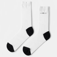 Monogramme moderne Noir initial et blanc