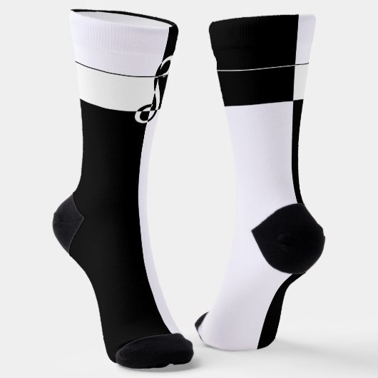 Chaussette Monogramme S (Angulaire)