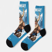 Chaussette Monogramme sur mesure Norwegian Troll (Gauche)