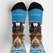 Chaussette Monogramme sur mesure Norwegian Troll (Haut)