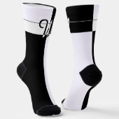 Chaussette Monogramme W (Angulaire)