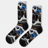 Chaussette Monster Truck Launch, Chaussettes d'équipage (Gauche)
