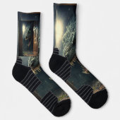 Chaussette Monstre tapi (Droite)