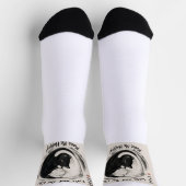 Chaussette montrant que les chats et le tai chi vo (Haut)