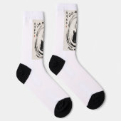 Chaussette montrant que les chats et le tai chi vo (Droite)