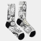 Chaussette Montre de poche victorienne Alice au pays des merv (Droite)