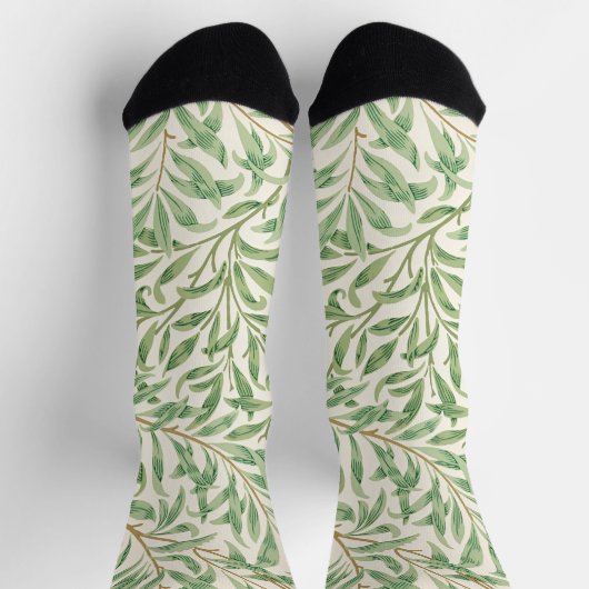 Chaussette Morris - Saule d'antiquité feuilles & Branches Mot (Haut)