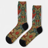 Chaussette Morris - Voleur de fraises #2 Motif floral (Gauche)