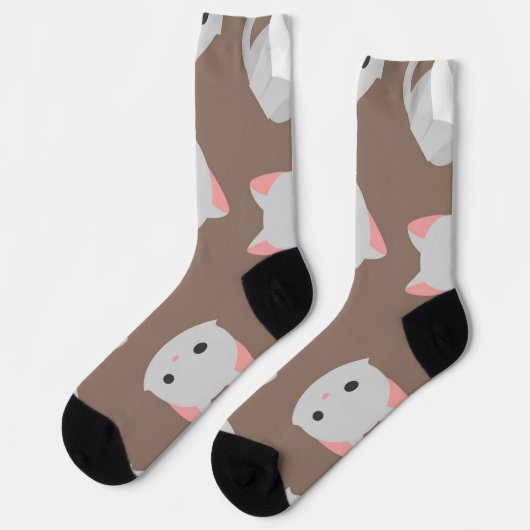 Chaussette Motif (Gauche)