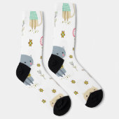 Chaussette Motif (Droite)