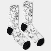 Chaussette Motif (Droite)