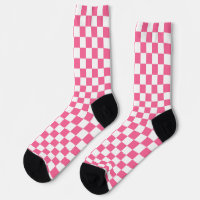 Motif À damiers chèque rose blanc