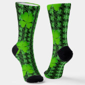 Chaussette Motif à quatre feuilles St Patrick's Day S (Angulaire)