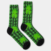Chaussette Motif à quatre feuilles St Patrick's Day S (Droite)