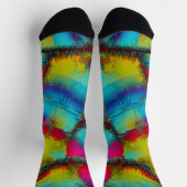 Chaussette Motif Abstrait coloré (Haut)