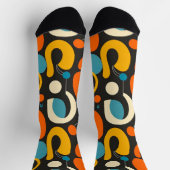 Chaussette Motif Abstrait Coloré (Haut)