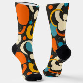 Chaussette Motif Abstrait Coloré (Angulaire)