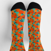 Chaussette Motif Abstrait de fruits orange (Haut)