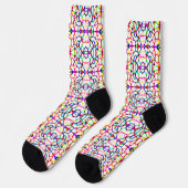 Chaussette Motif Abstrait multicolore (Gauche)