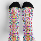 Chaussette Motif Abstrait multicolore (Haut)