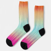 Chaussette Motif Abstrait multicolore (Gauche)