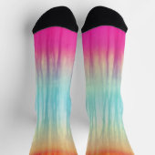 Chaussette Motif Abstrait multicolore (Haut)