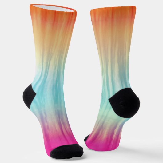 Chaussette Motif Abstrait multicolore (Angulaire)